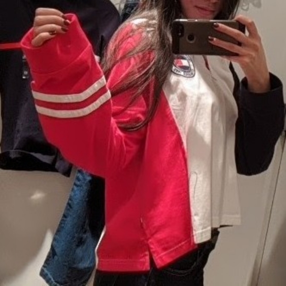 Tommy Hilfiger colourblock long sleeve polo shirt - Picture 5 of 7